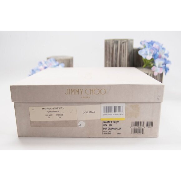 Jimmy Choo Copper Glitter Mayner 130mm Platform 39 - Picture 2 of 8